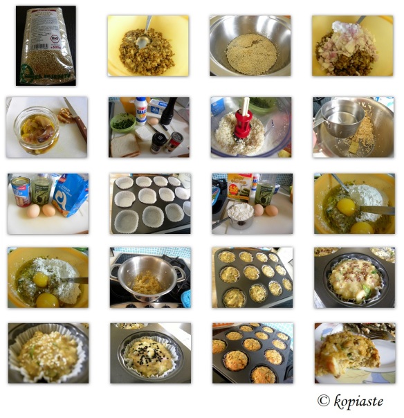 Collage Lentil and Quinoa Muffins